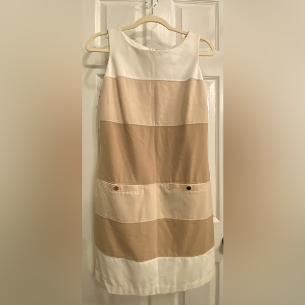 White House Black Market Shift Dress Sz 10